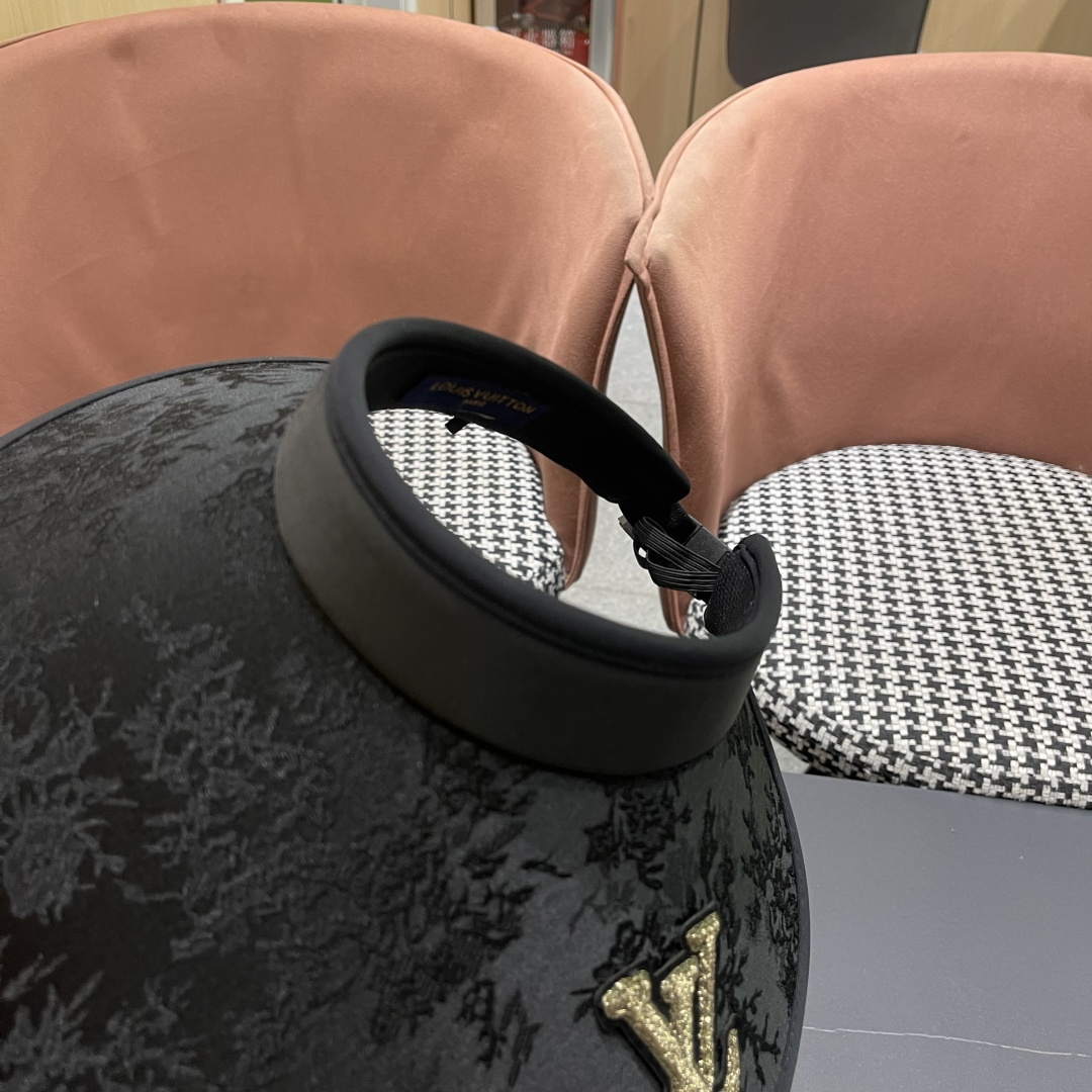  Lv路易威登2025日本中式风遮阳帽女防晒夏季发卡式空顶页大沿防
紫外线广外骑车太阳