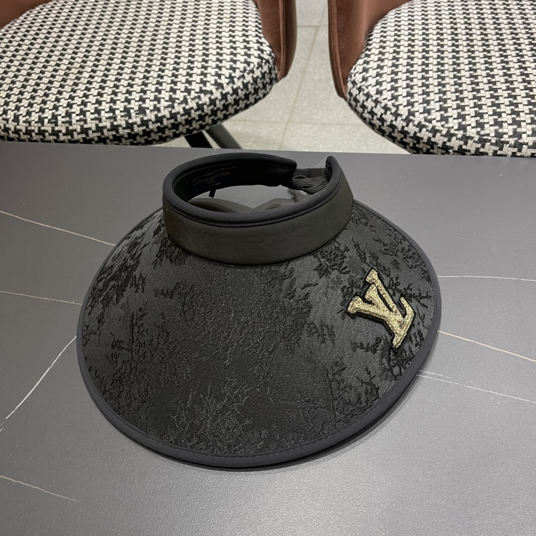  Lv路易威登2025日本中式风遮阳帽女防晒夏季发卡式空顶页大沿防
紫外线广外骑车太阳