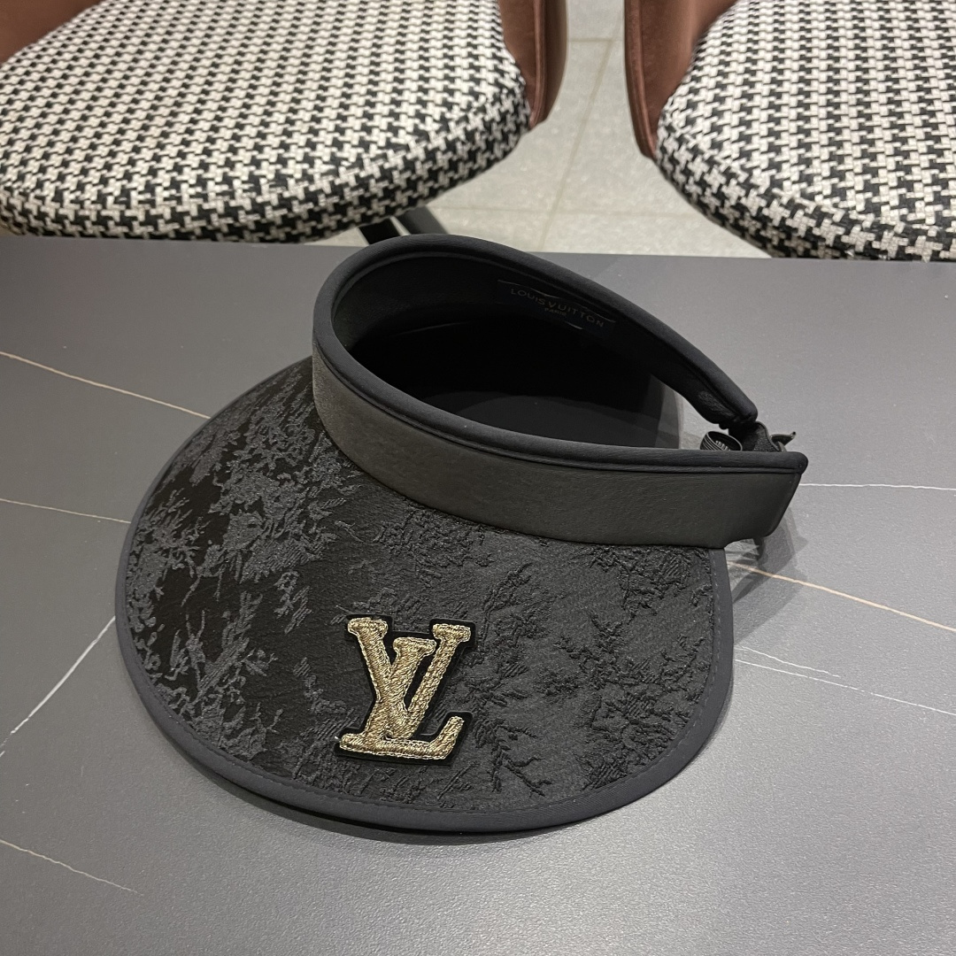  Lv路易威登2025日本中式风遮阳帽女防晒夏季发卡式空顶页大沿防
紫外线广外骑车太阳