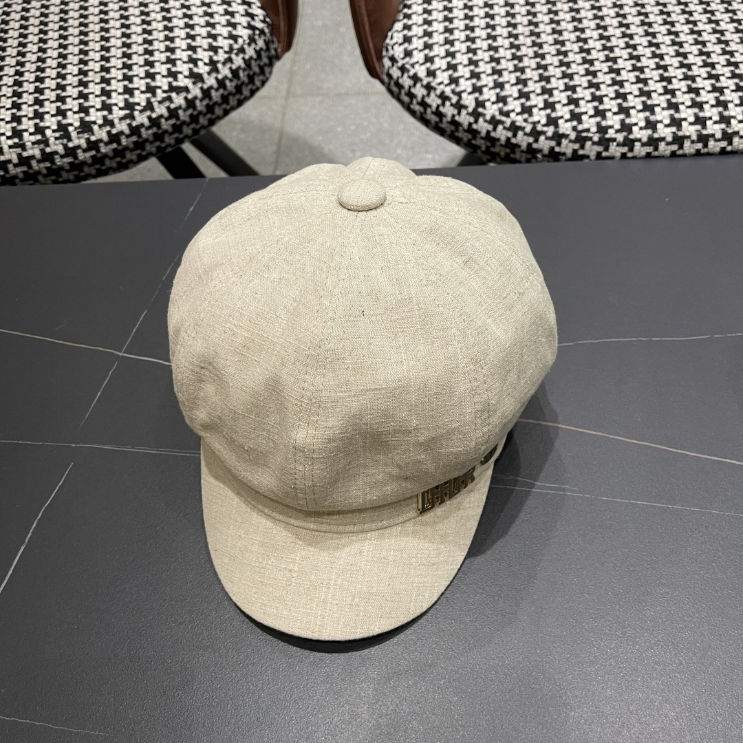  迪奥 香港代购文艺八角帽女 2025英伦贝雷帽显脸小鸭舌帽画家帽