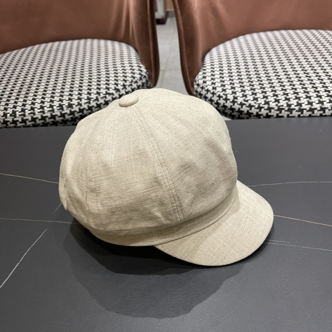  迪奥 香港代购文艺八角帽女 2025英伦贝雷帽显脸小鸭舌帽画家帽