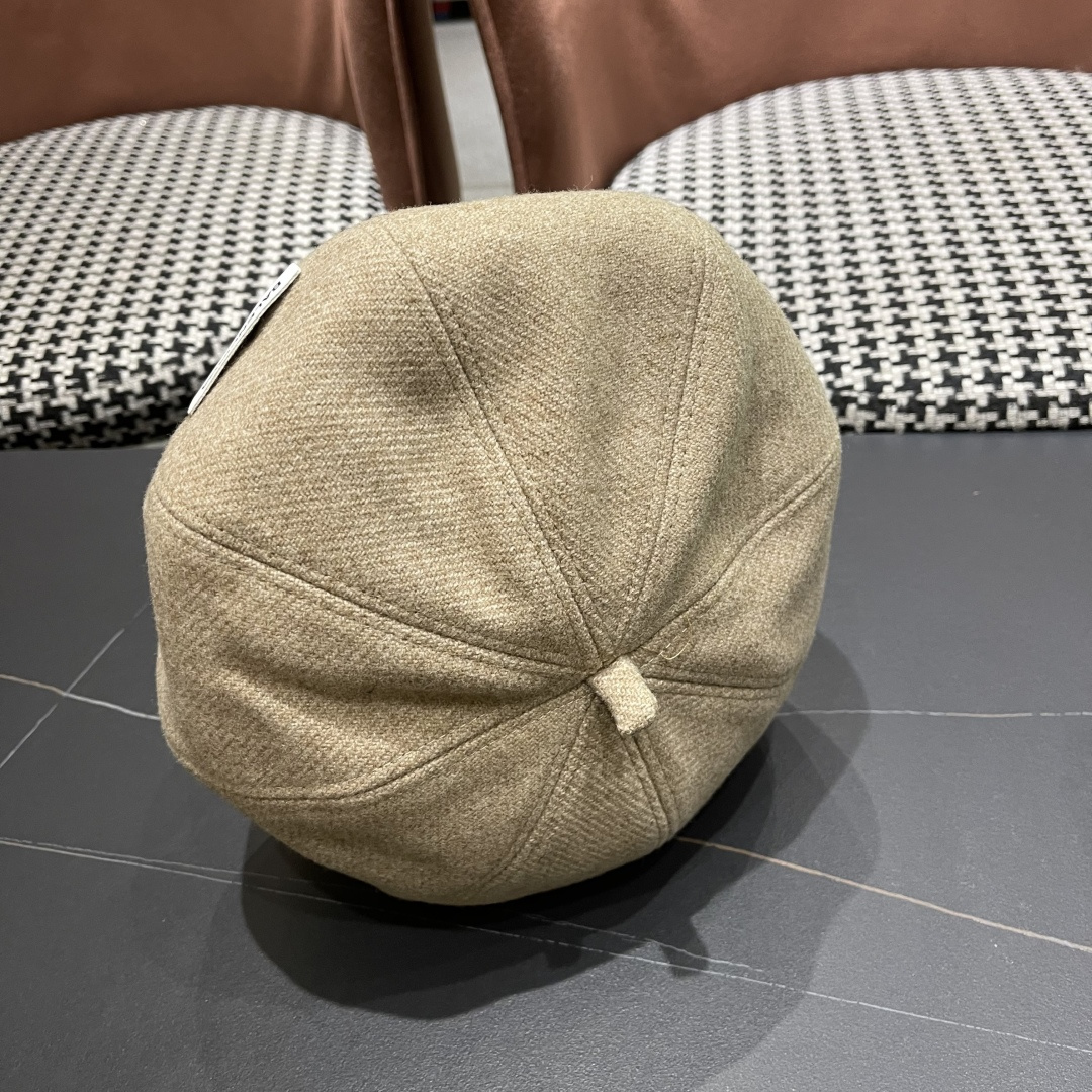  巴黎世家 贝雷帽子女春秋网红日系复古百搭画家帽品脸小凹造型八角帽