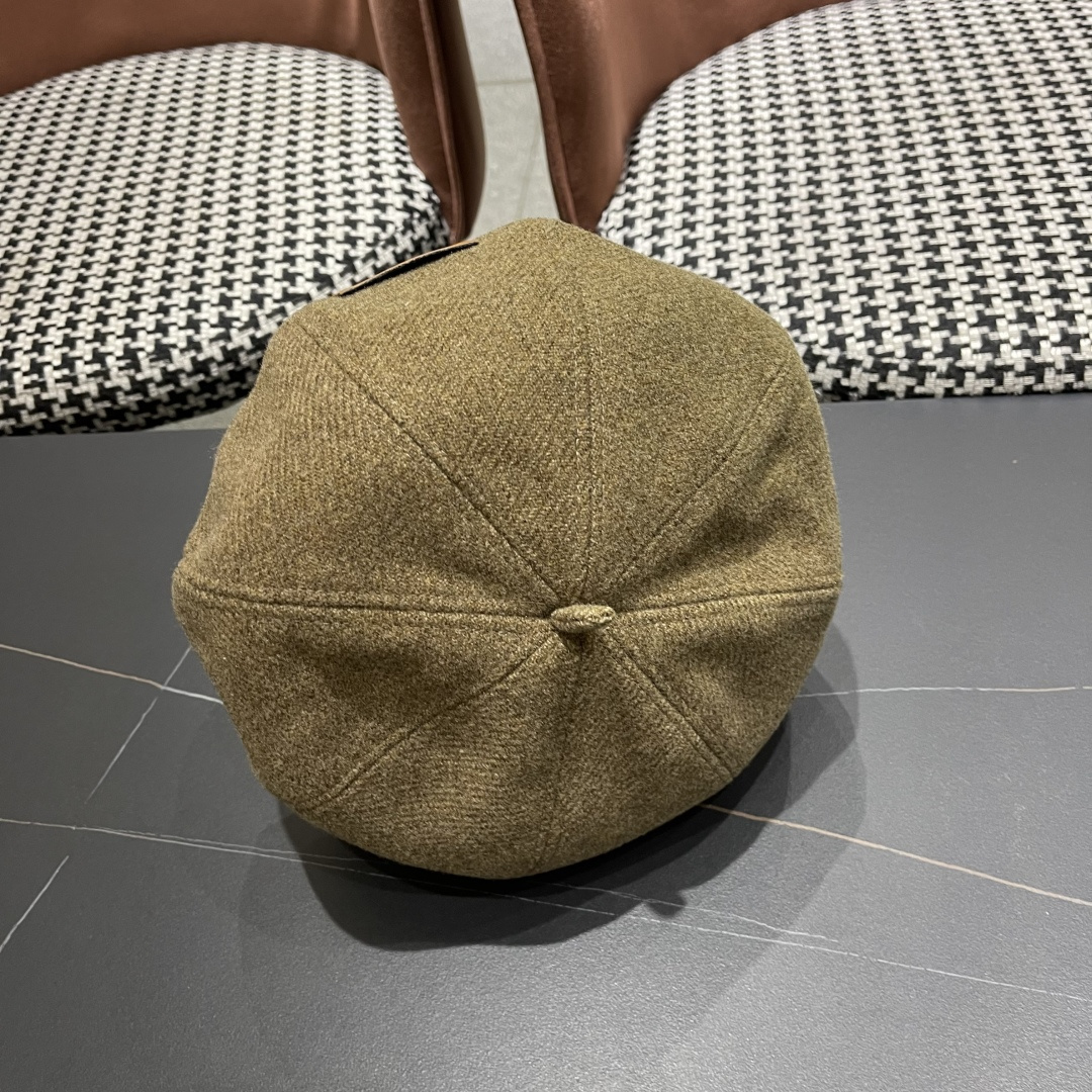  巴黎世家 贝雷帽子女春秋网红日系复古百搭画家帽品脸小凹造型八角帽