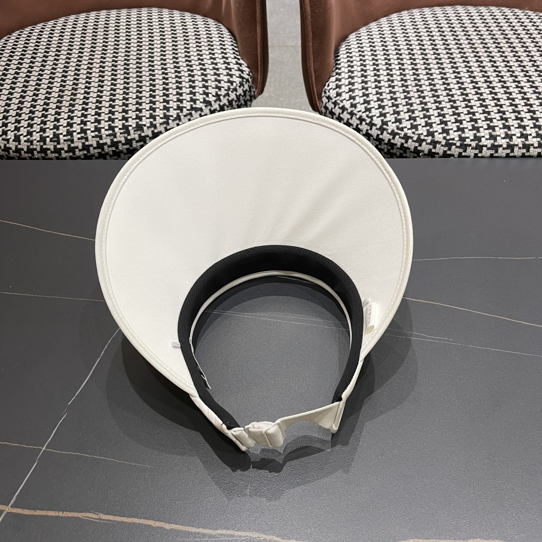  巴黎世家 防晒空顶帽子女夏季防紫外线遮阳帽百搭骑行沙滩太阳