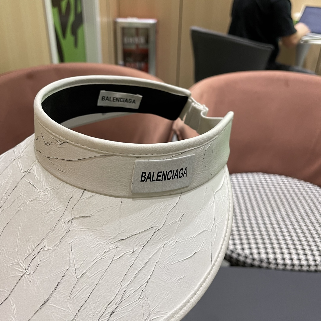  巴黎世家 防晒空顶帽子女夏季防紫外线遮阳帽百搭骑行沙滩太阳