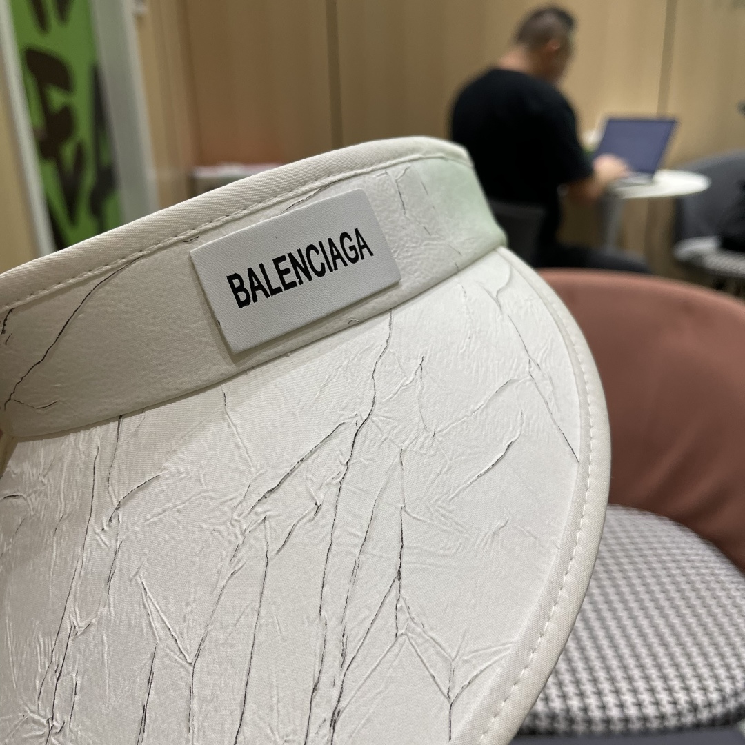  巴黎世家 防晒空顶帽子女夏季防紫外线遮阳帽百搭骑行沙滩太阳