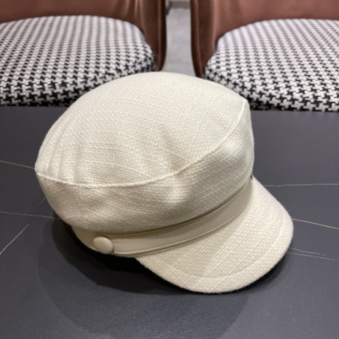  迪奥 韩版贝雷帽女早春新款高级感百搭品脸小八角帽报童画家帽子