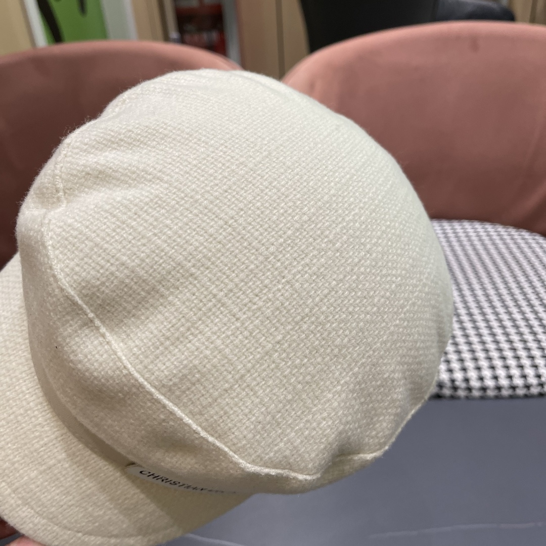  迪奥 韩版贝雷帽女早春新款高级感百搭品脸小八角帽报童画家帽子