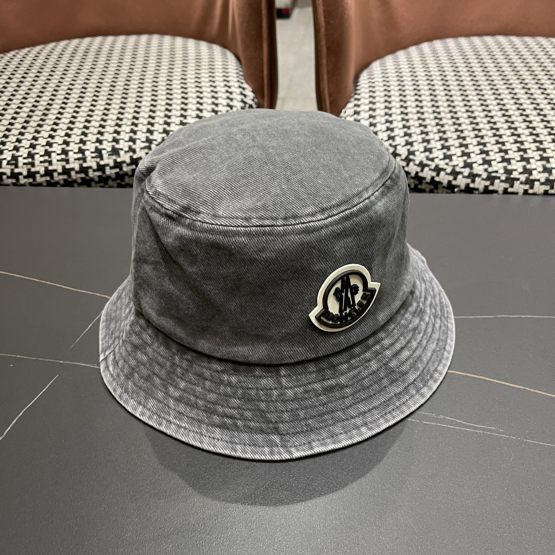  Moncler蒙口做旧复古洗水2025新款秋款渔夫帽，经典流行款，质量超赞，