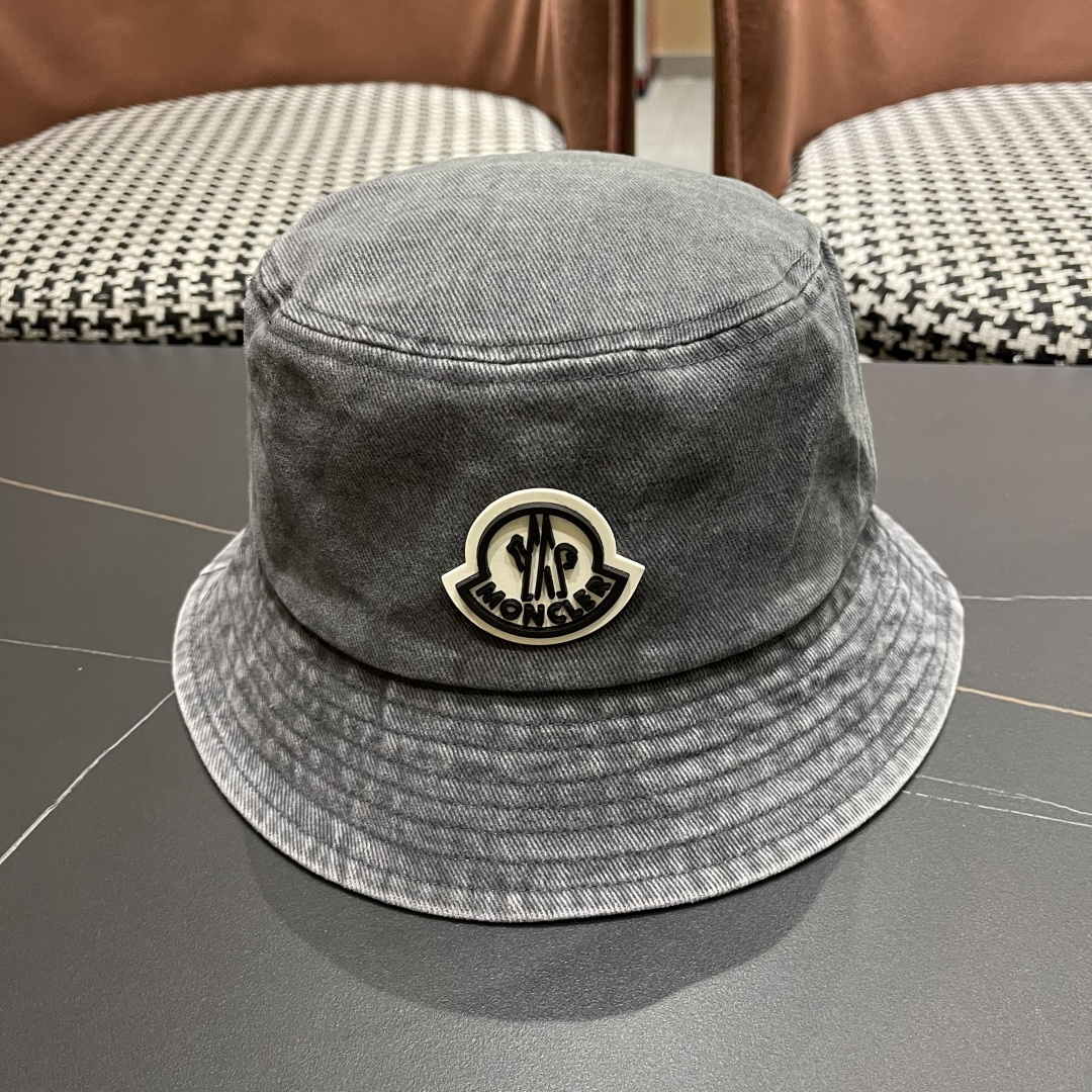  Moncler蒙口做旧复古洗水2025新款秋款渔夫帽，经典流行款，质量超赞，