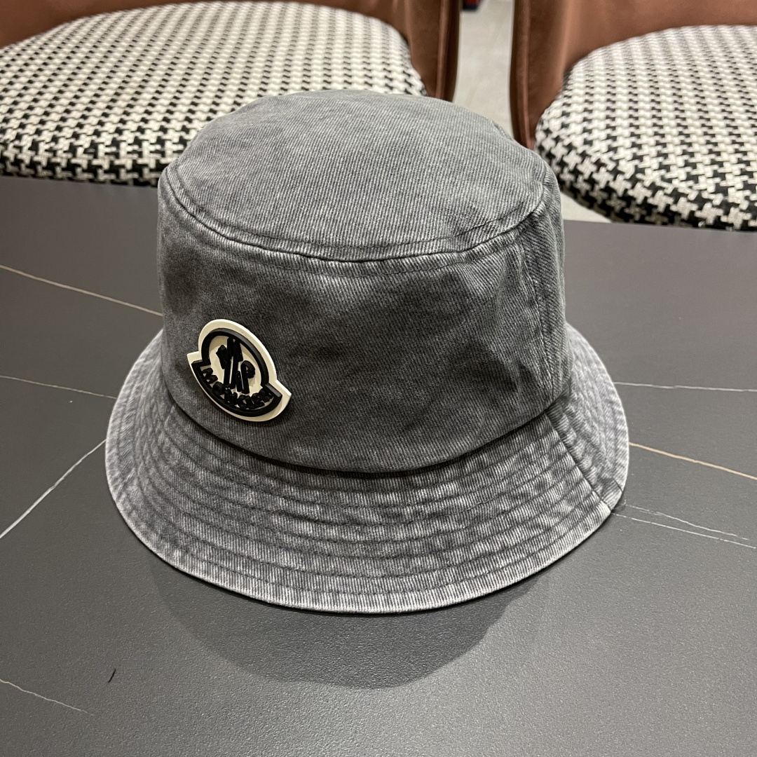  Moncler蒙口做旧复古洗水2025新款秋款渔夫帽，经典流行款，质量超赞，