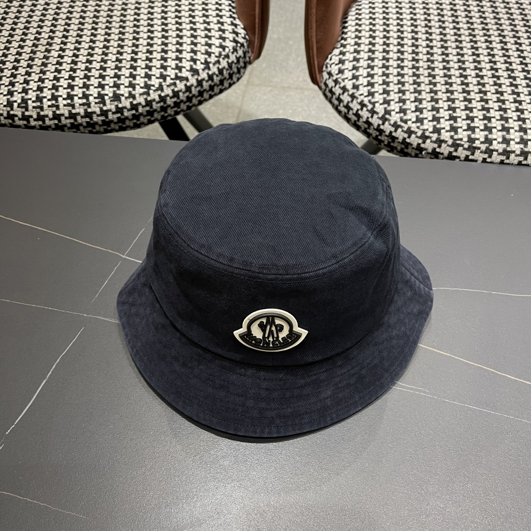  Moncler蒙口做旧复古洗水2025新款秋款渔夫帽，经典流行款，质量超赞，