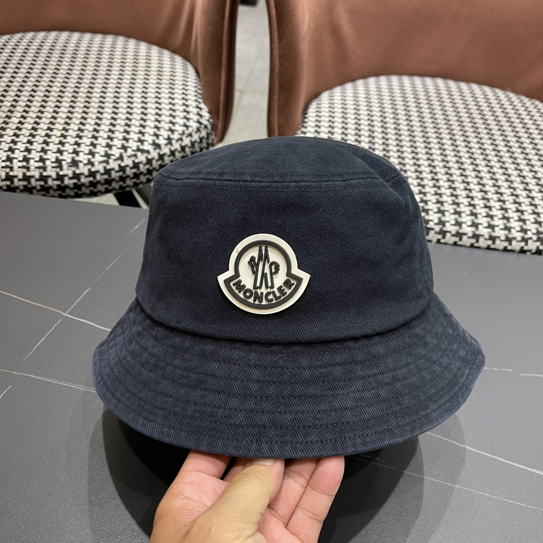  Moncler蒙口做旧复古洗水2025新款秋款渔夫帽，经典流行款，质量超赞，