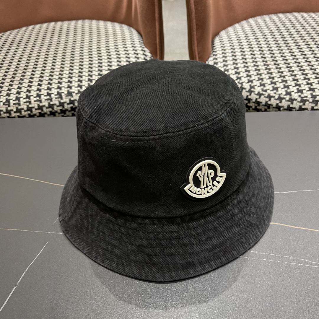  Moncler蒙口做旧复古洗水2025新款秋款渔夫帽，经典流行款，质量超赞，