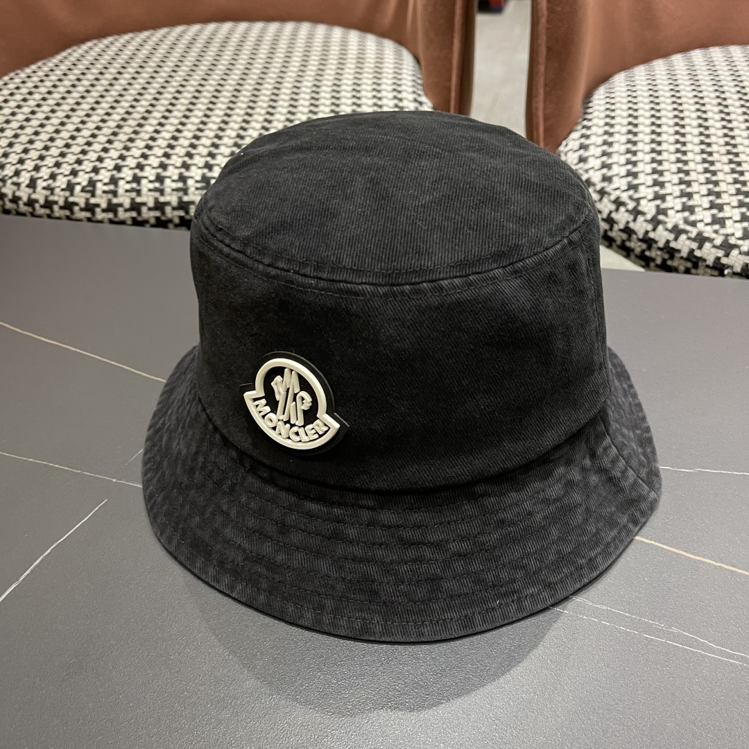  Moncler蒙口做旧复古洗水2025新款秋款渔夫帽，经典流行款，质量超赞，