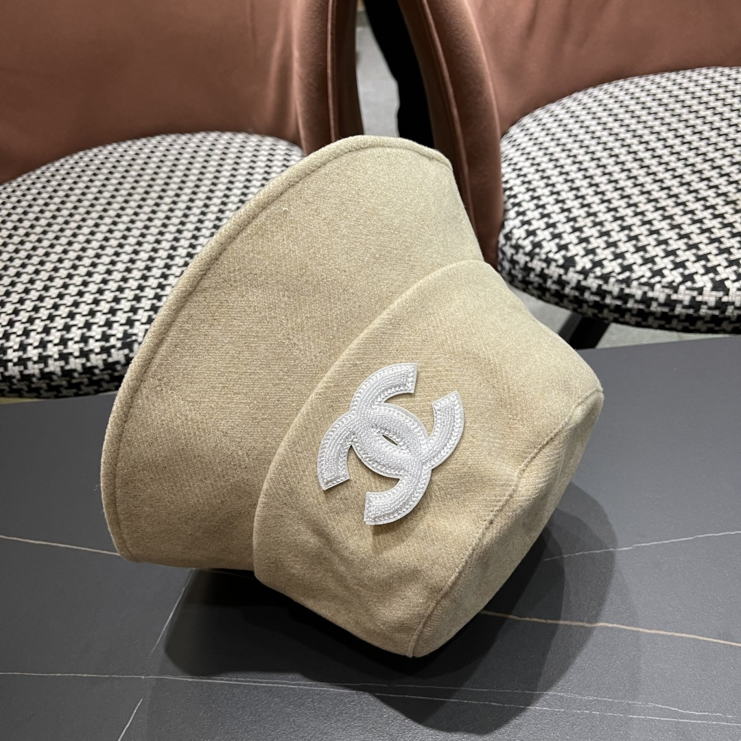  香奈儿 渔夫帽女防晒帽女款2024新款遮阳盆帽防紫外线早秋款