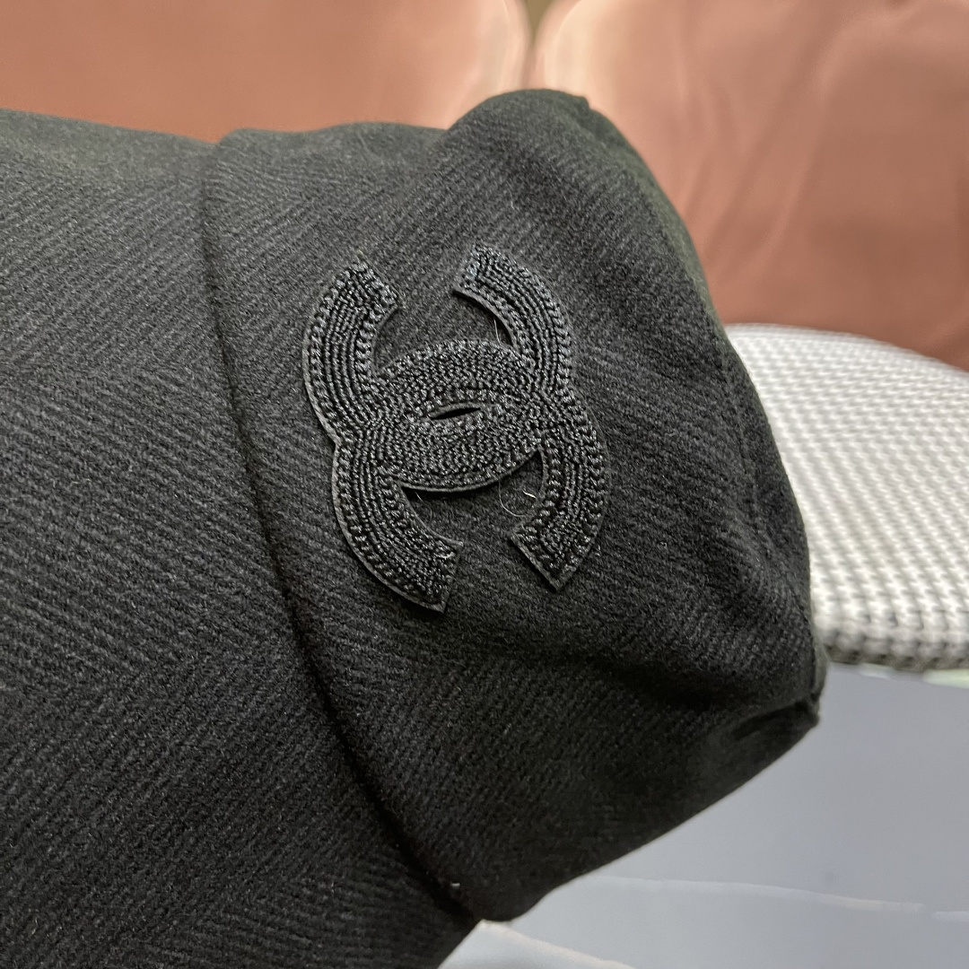  香奈儿 渔夫帽女防晒帽女款2024新款遮阳盆帽防紫外线早秋款