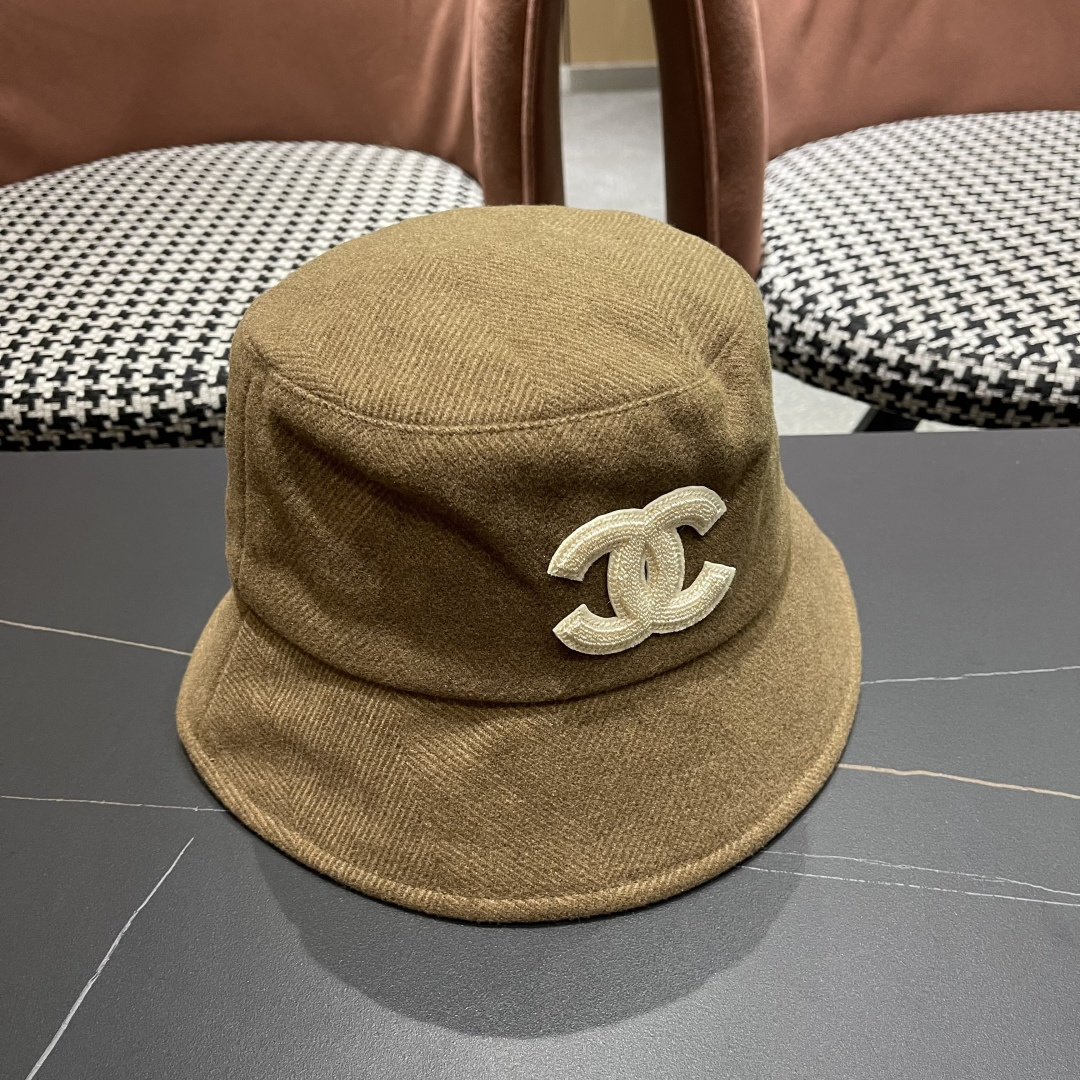 香奈儿 渔夫帽女防晒帽女款2024新款遮阳盆帽防紫外线早秋款