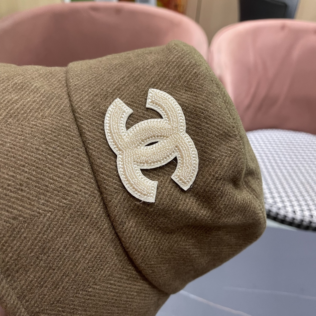  香奈儿 渔夫帽女防晒帽女款2024新款遮阳盆帽防紫外线早秋款