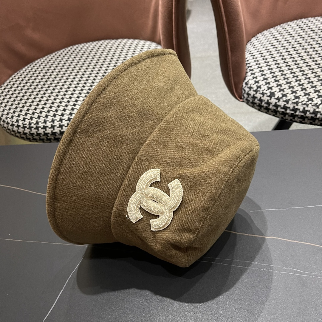  香奈儿 渔夫帽女防晒帽女款2024新款遮阳盆帽防紫外线早秋款