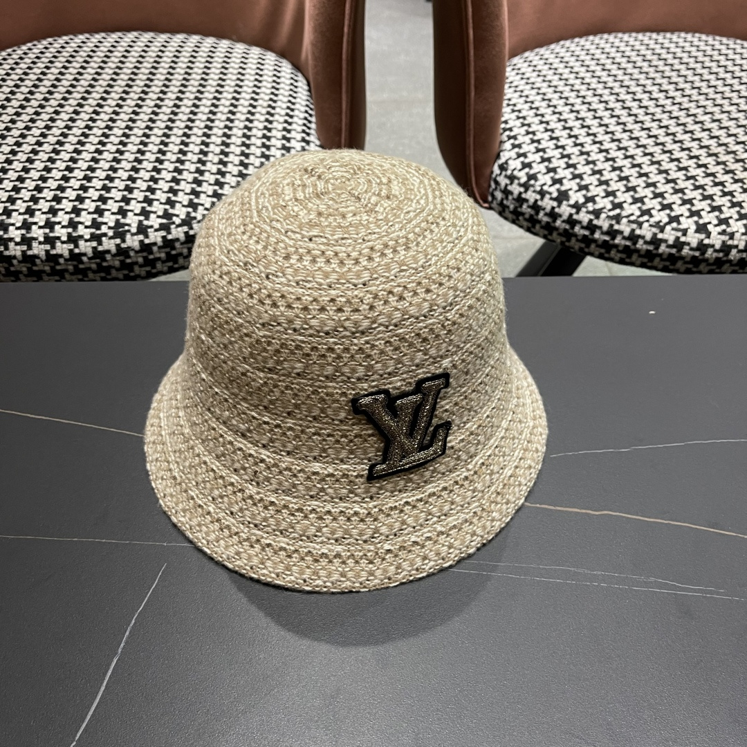  Lv路易威登 2025新款夏秋遮脸日系百搭大头围渔夫帽
遮阳防晒盆帽太阳帽