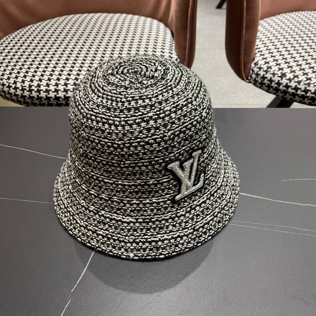  Lv路易威登 2025新款夏秋遮脸日系百搭大头围渔夫帽
遮阳防晒盆帽太阳帽