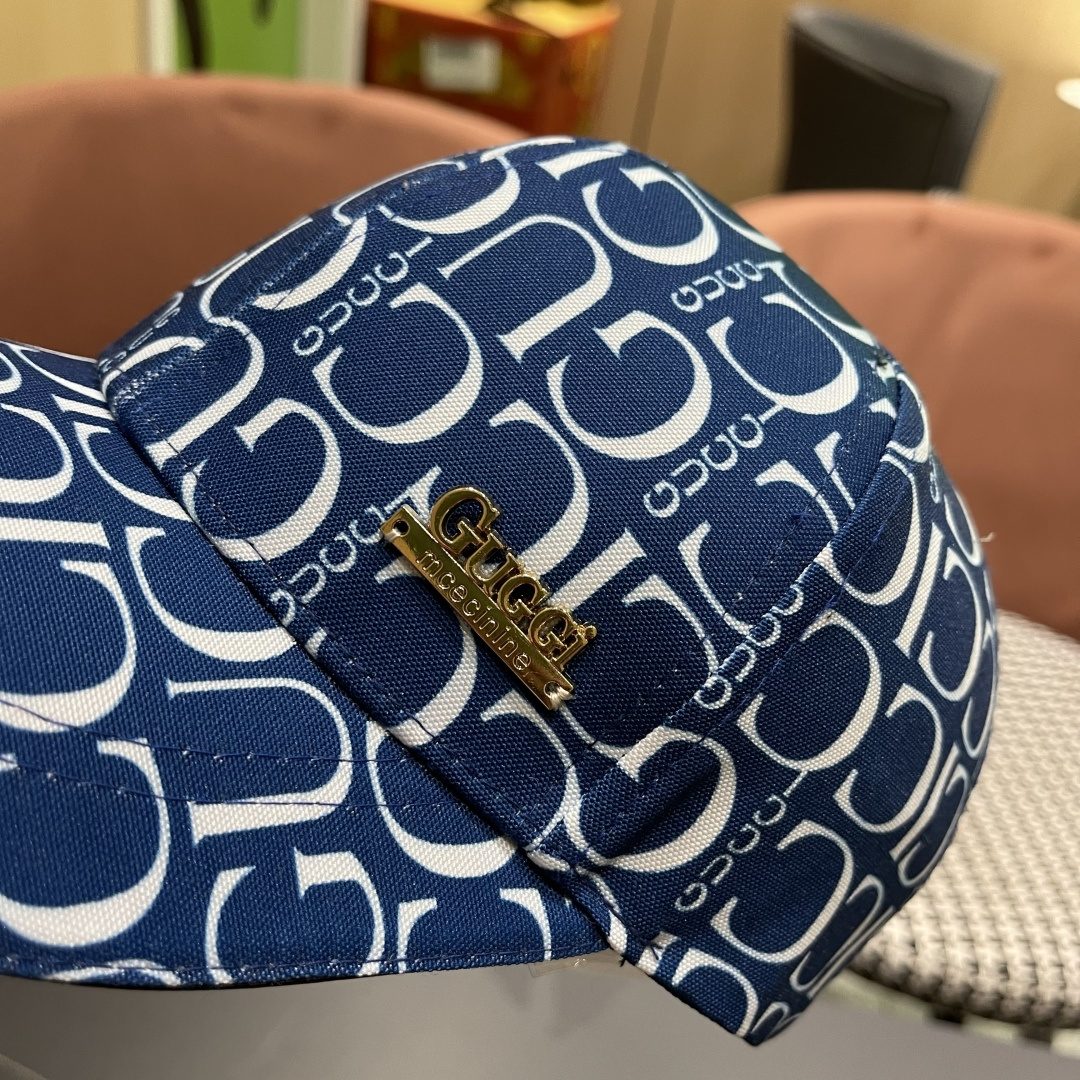  Gucci(古奇)新款原单棒球帽，11开模订制细节可媲美专柜，原版帆质量超赞！帅男靓女首选，时尚百搭。