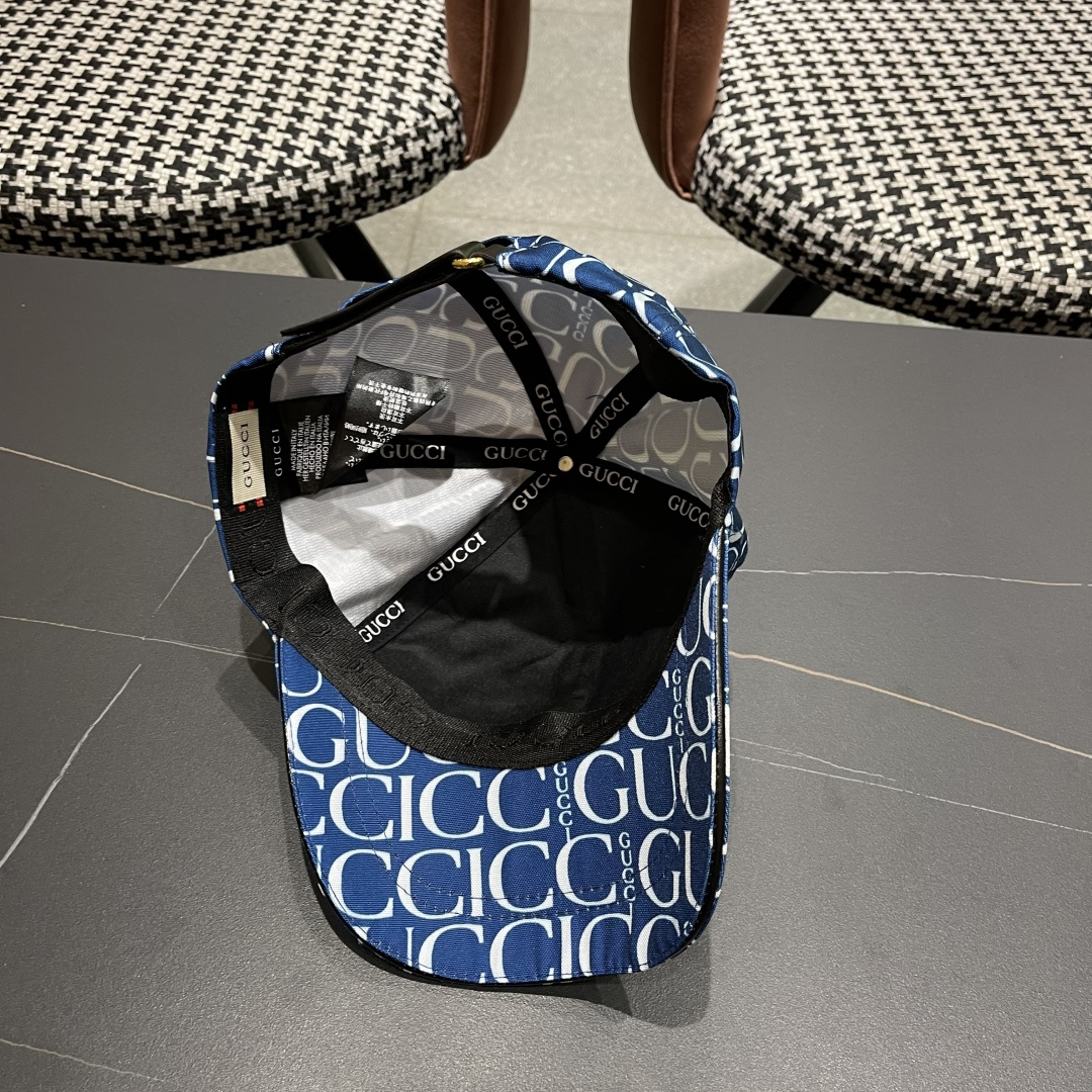  Gucci(古奇)新款原单棒球帽，11开模订制细节可媲美专柜，原版帆质量超赞！帅男靓女首选，时尚百搭。