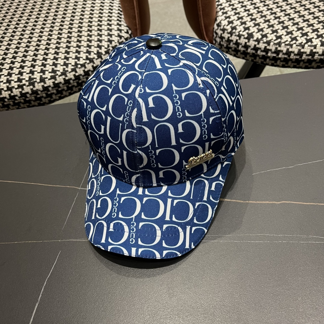  Gucci(古奇)新款原单棒球帽，11开模订制细节可媲美专柜，原版帆质量超赞！帅男靓女首选，时尚百搭。