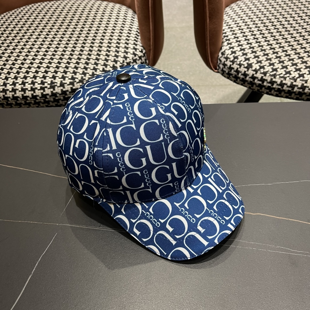  Gucci(古奇)新款原单棒球帽，11开模订制细节可媲美专柜，原版帆质量超赞！帅男靓女首选，时尚百搭。