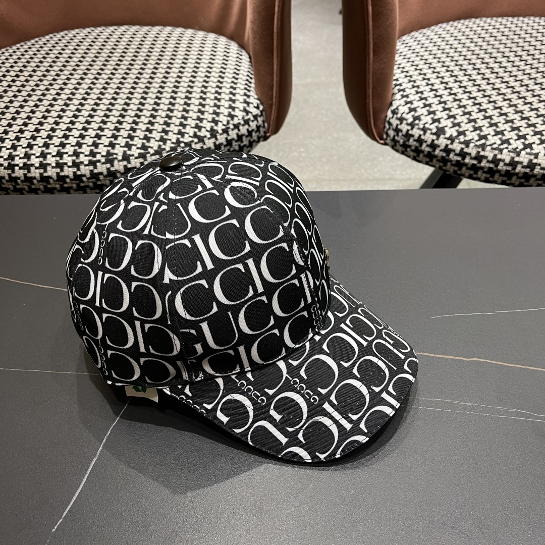  Gucci(古奇)新款原单棒球帽，11开模订制细节可媲美专柜，原版帆质量超赞！帅男靓女首选，时尚百搭。
