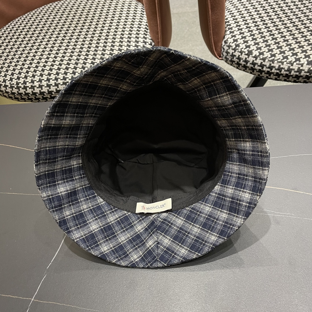  蒙口 日系复古格纹渔夫帽子女春秋季品脸小休闲百搭
文艺水桶帽盆帽潮流