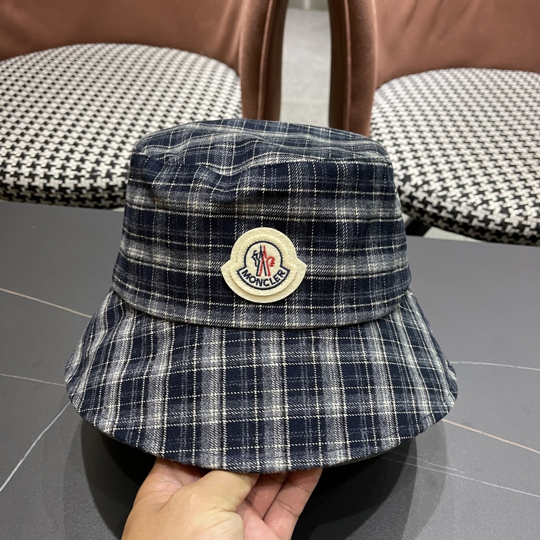  蒙口 日系复古格纹渔夫帽子女春秋季品脸小休闲百搭
文艺水桶帽盆帽潮流