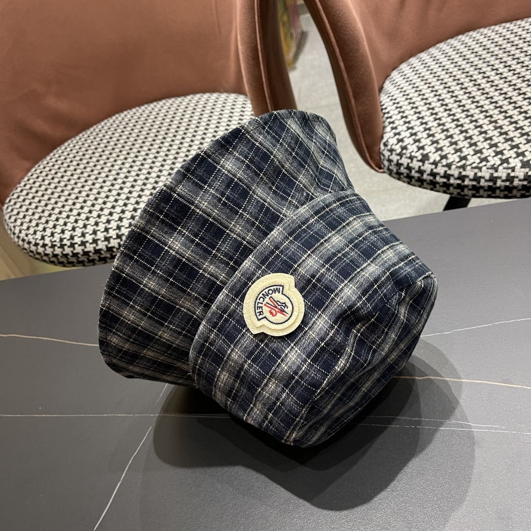  蒙口 日系复古格纹渔夫帽子女春秋季品脸小休闲百搭
文艺水桶帽盆帽潮流