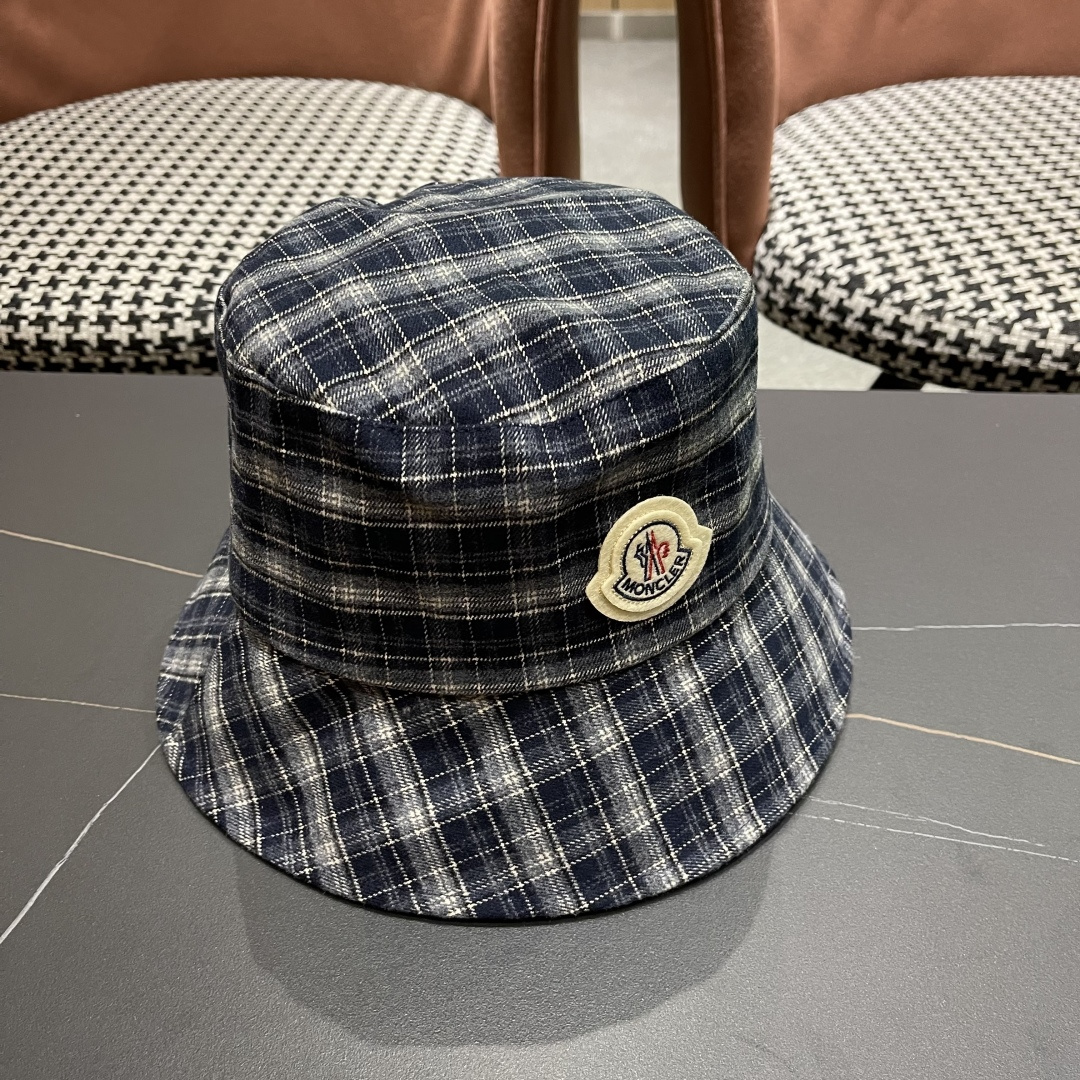  蒙口 日系复古格纹渔夫帽子女春秋季品脸小休闲百搭
文艺水桶帽盆帽潮流