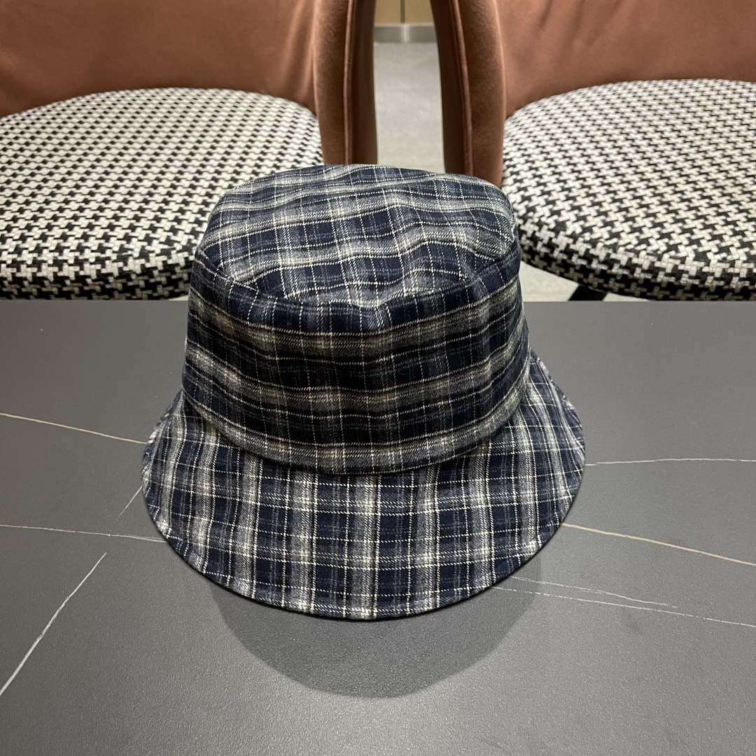  蒙口 日系复古格纹渔夫帽子女春秋季品脸小休闲百搭
文艺水桶帽盆帽潮流