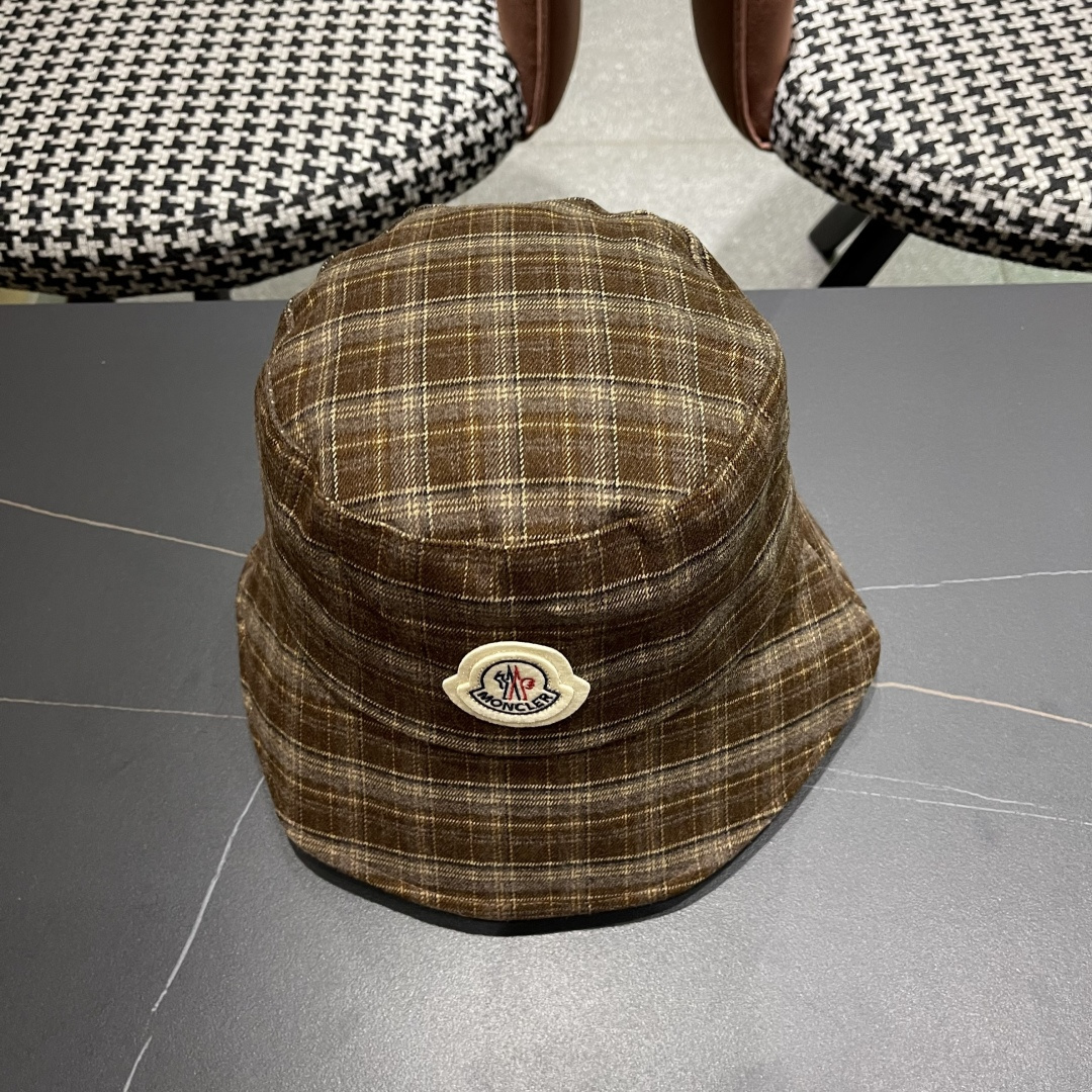  蒙口 日系复古格纹渔夫帽子女春秋季品脸小休闲百搭
文艺水桶帽盆帽潮流