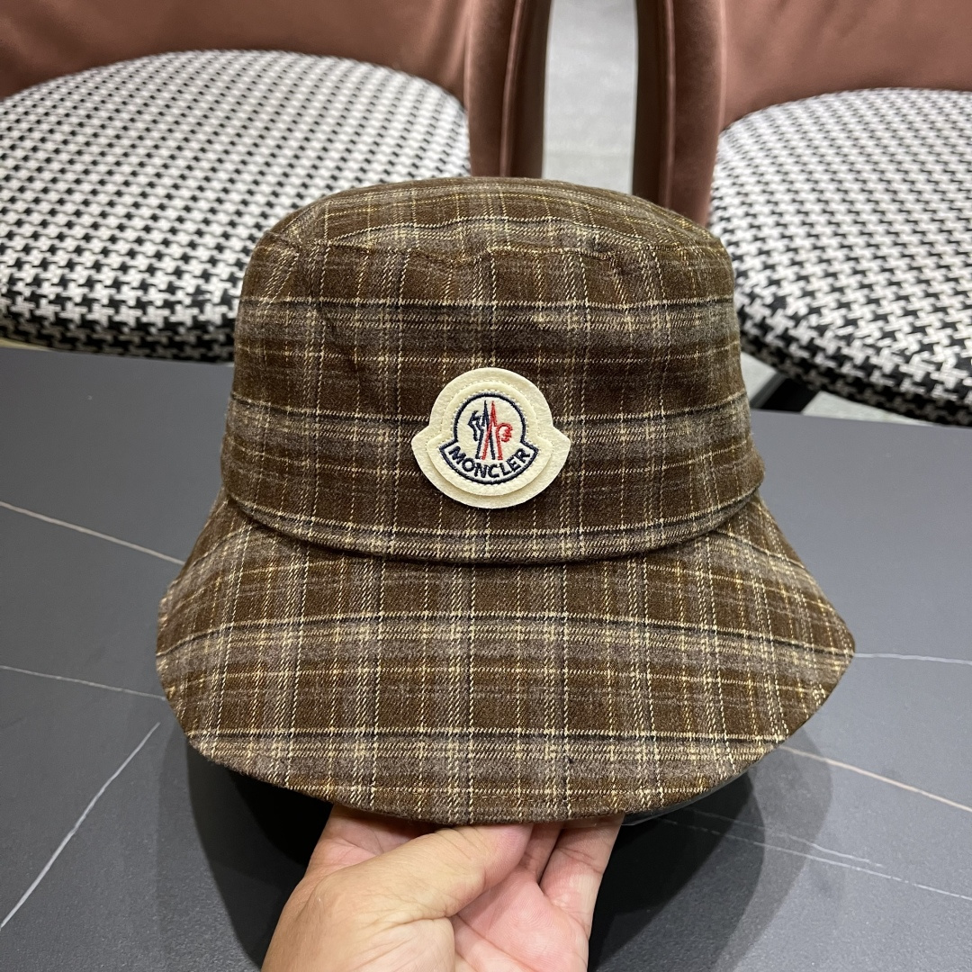  蒙口 日系复古格纹渔夫帽子女春秋季品脸小休闲百搭
文艺水桶帽盆帽潮流