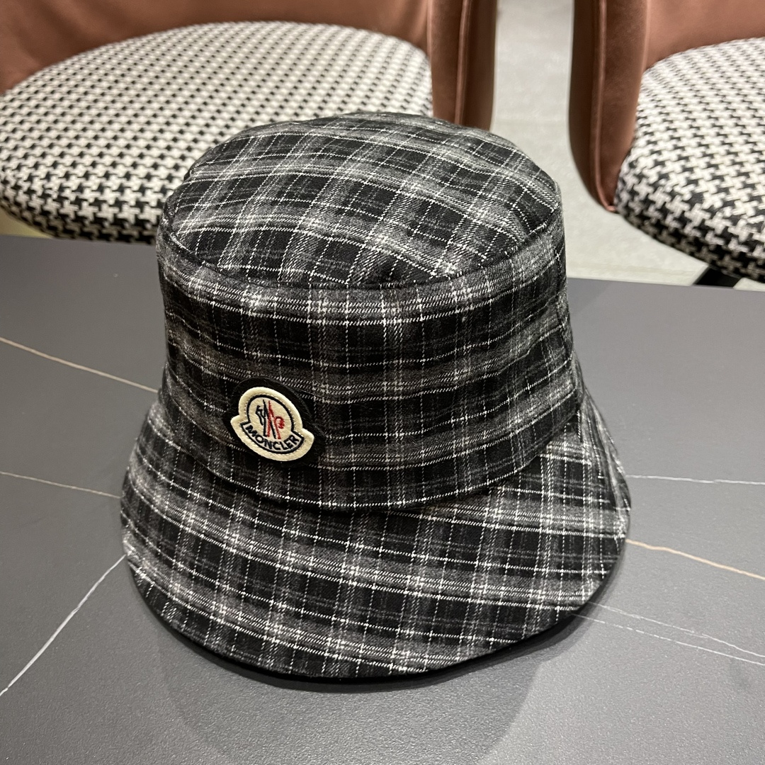  蒙口 日系复古格纹渔夫帽子女春秋季品脸小休闲百搭
文艺水桶帽盆帽潮流