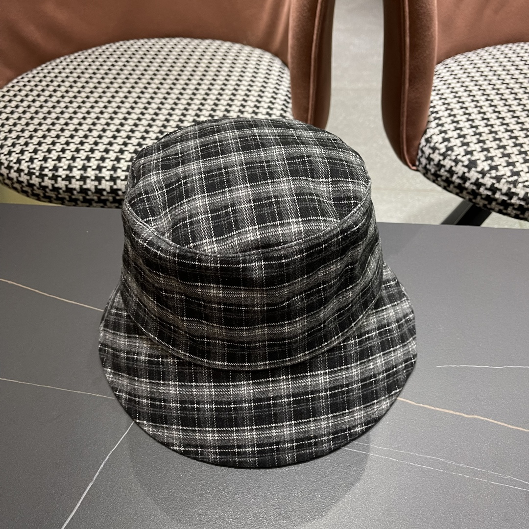  蒙口 日系复古格纹渔夫帽子女春秋季品脸小休闲百搭
文艺水桶帽盆帽潮流