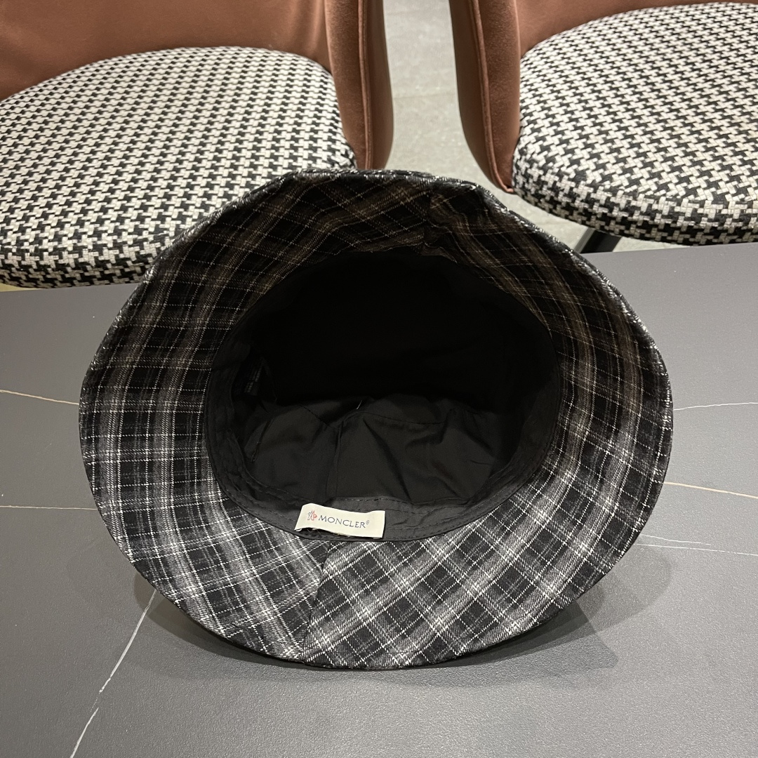  蒙口 日系复古格纹渔夫帽子女春秋季品脸小休闲百搭
文艺水桶帽盆帽潮流