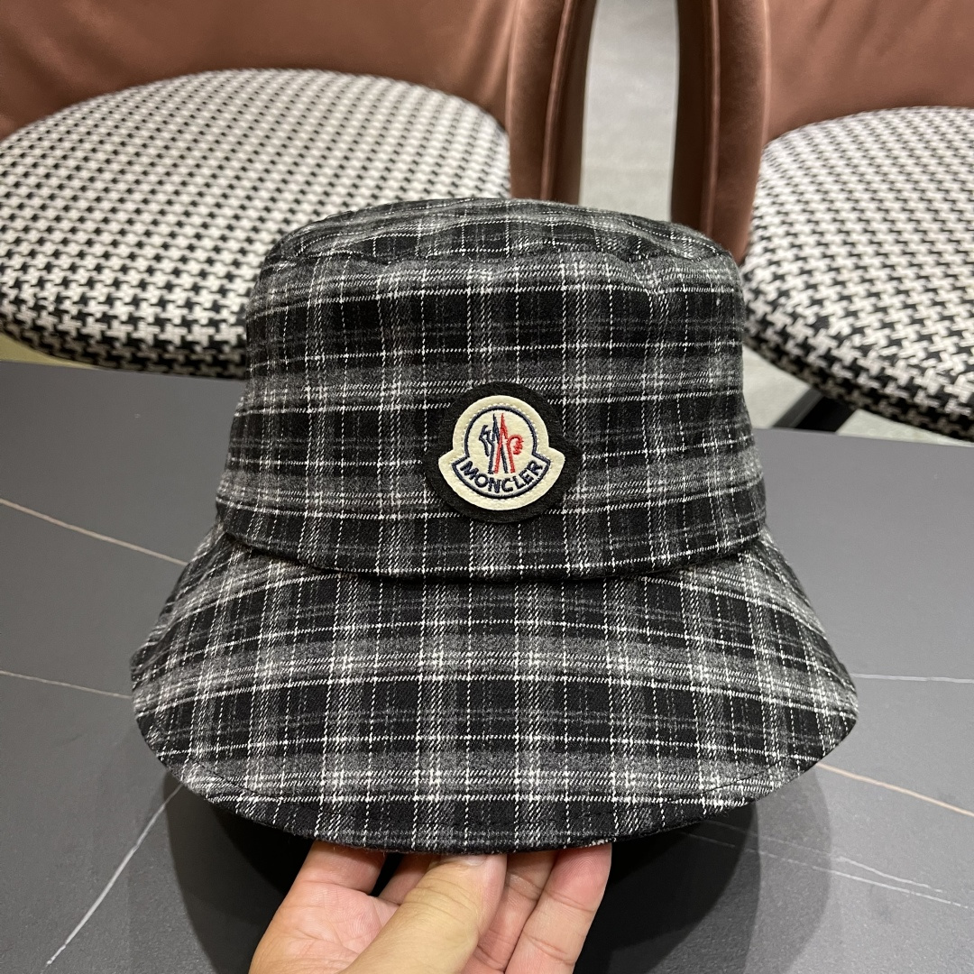  蒙口 日系复古格纹渔夫帽子女春秋季品脸小休闲百搭
文艺水桶帽盆帽潮流