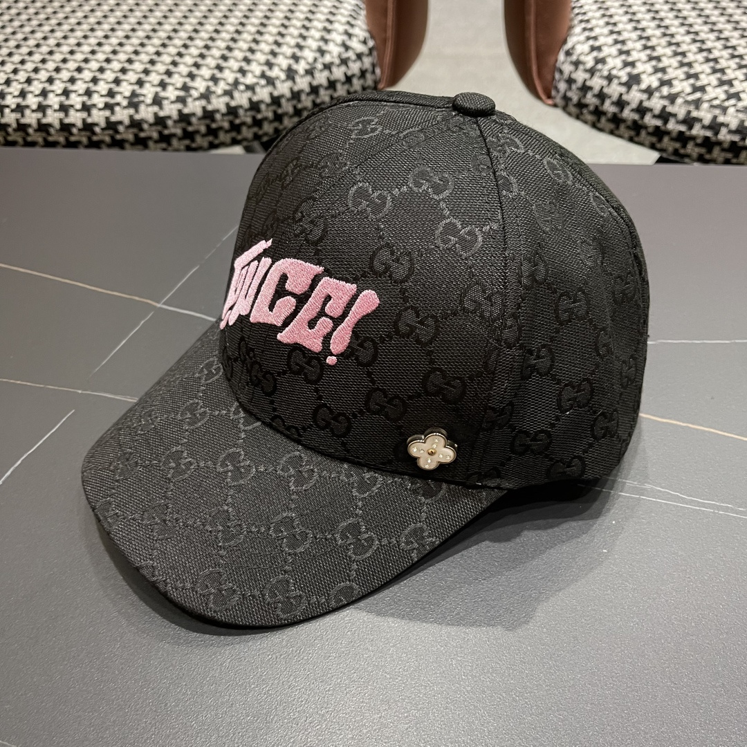  Gucci古奇新款原单棒球帽， 蛇年限定款，专柜11开模订制，完美对花，原版帆布面料，轻盈透气！基础头