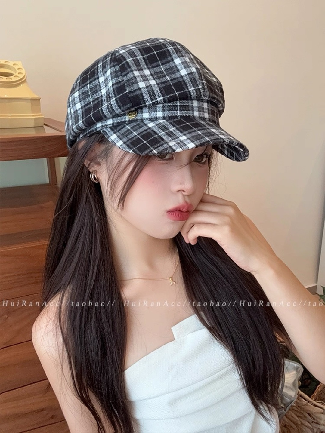 NO:359487,Dior American retro plaid octagonal hat 2025 new big head circumference face-showing tabloid hat summer thin sun protection hat straw hat fisherman hat baseball hat, hat, dior, espadrilles, hats迪奥 美式复古格纹八角帽2025新款大头围 显脸小报童帽夏季薄款防晒帽子帽子草帽渔夫帽棒球帽,帽子,dior,espadrilles,hats,hat