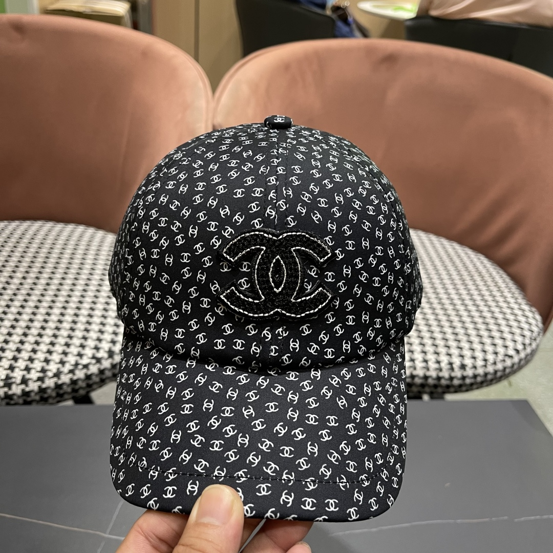  香奈儿 网红帽子高品质新款帽子女士休闲百搭棒球帽软顶显脸小遮阳鸭舌帽