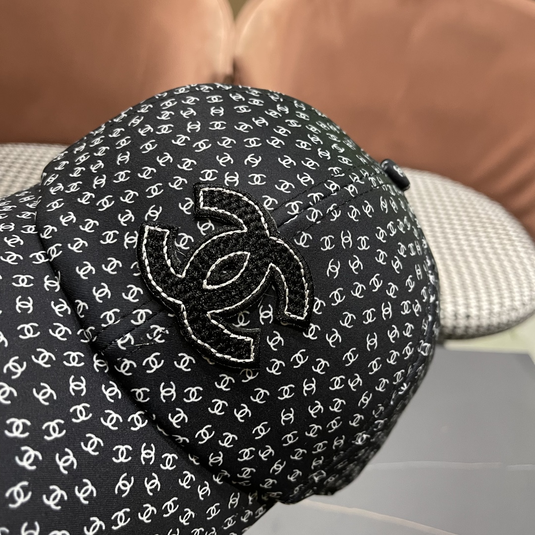  香奈儿 网红帽子高品质新款帽子女士休闲百搭棒球帽软顶显脸小遮阳鸭舌帽