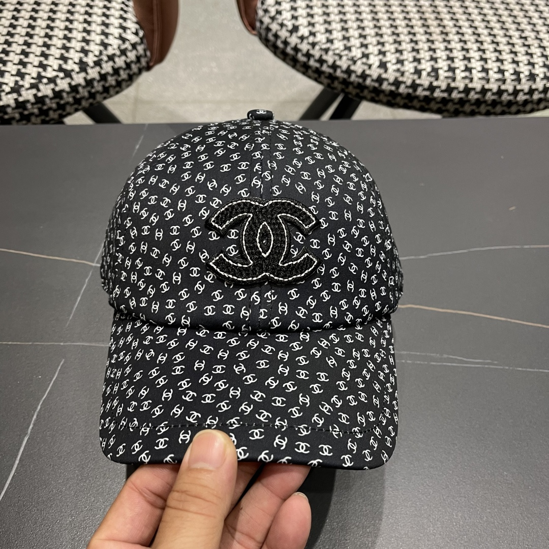  香奈儿 网红帽子高品质新款帽子女士休闲百搭棒球帽软顶显脸小遮阳鸭舌帽