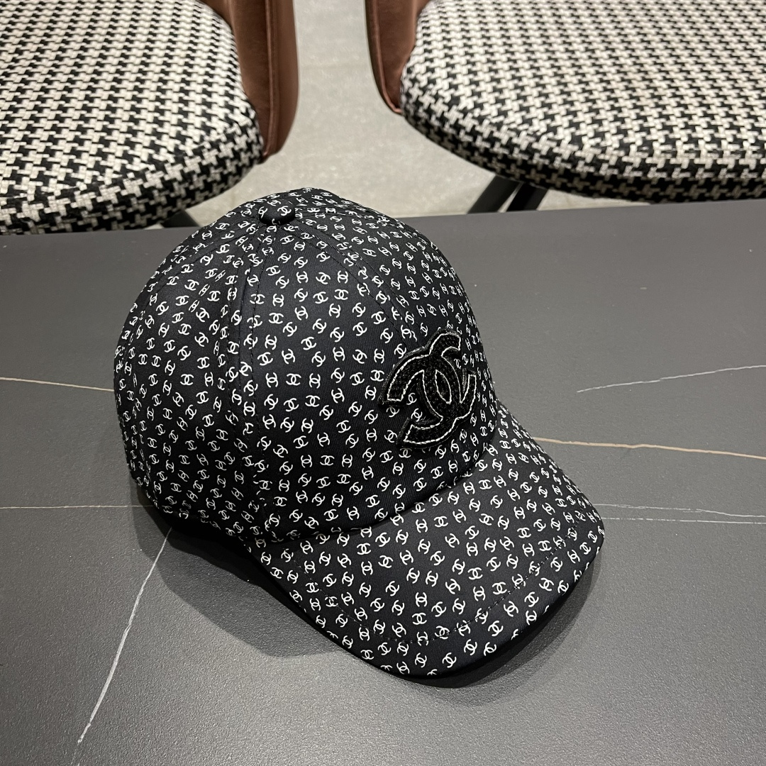  香奈儿 网红帽子高品质新款帽子女士休闲百搭棒球帽软顶显脸小遮阳鸭舌帽