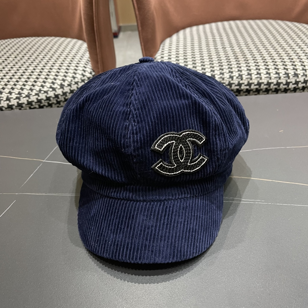  Chanel 香奈儿*八角贝雷帽很有质感~帽型真的超级正 做工很精细不会踏喜欢复古港风的姐妹不可出错过