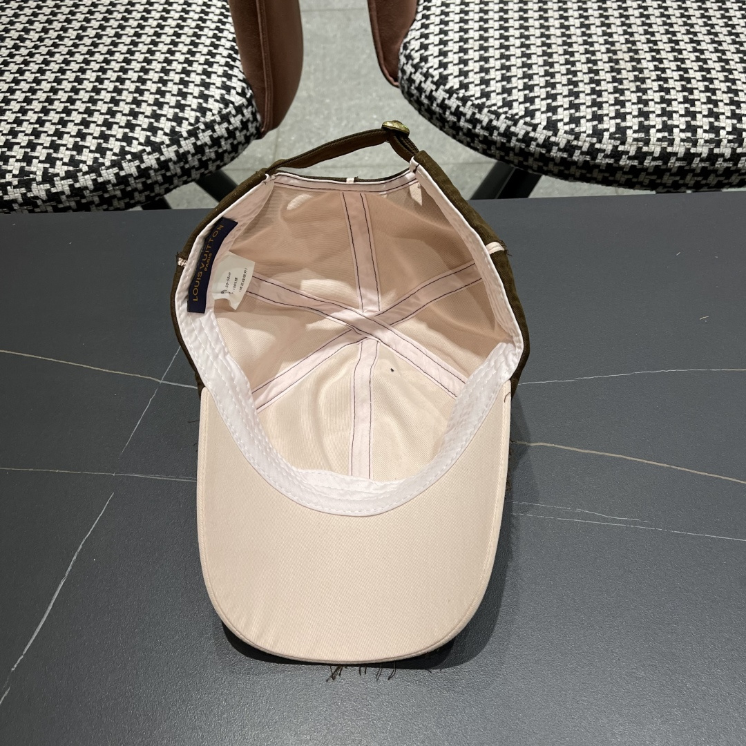  Lv路易威登 2025新款女款帽子女鸭舌帽韩版硬顶棒球帽男宽帽檐遮阳防晒显脸小